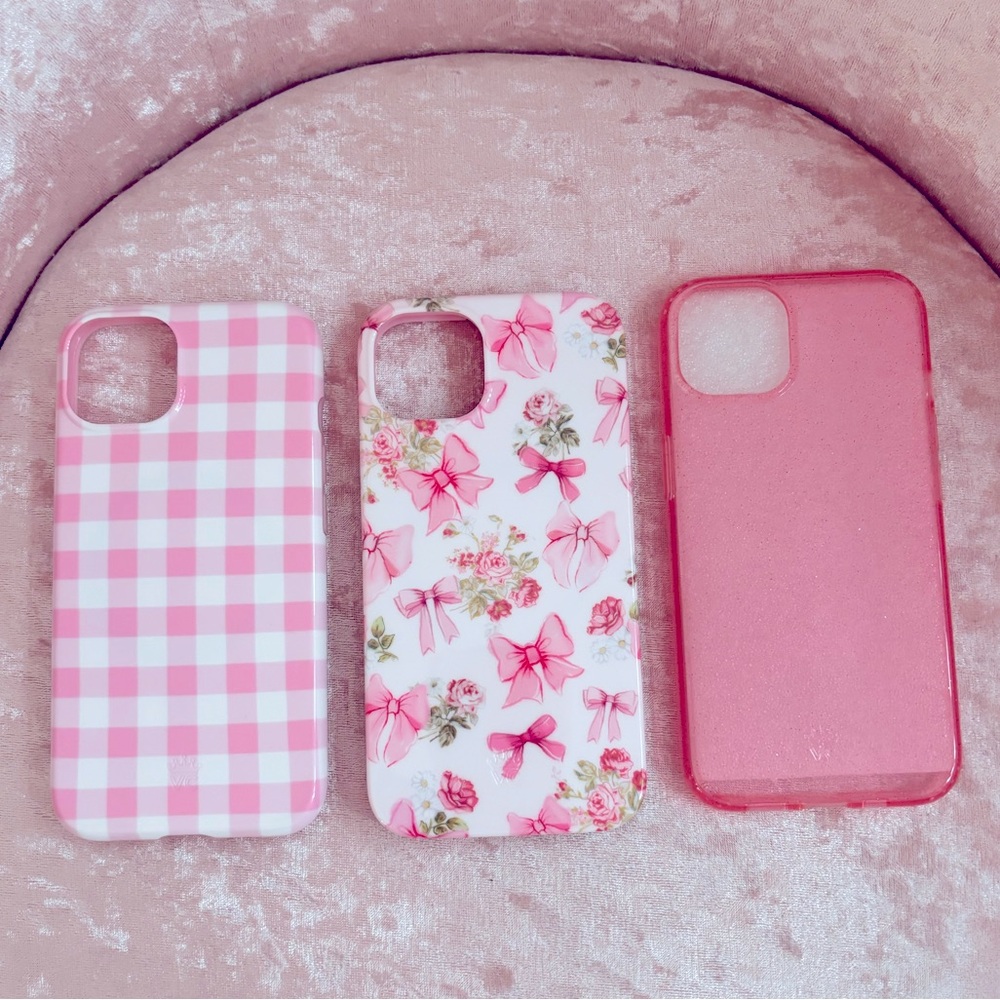 iPhone 14 pink phone cases 🎀  Velvet Caviar